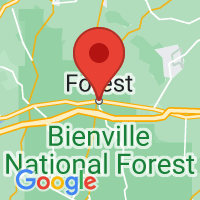 Map of FOREST MS US